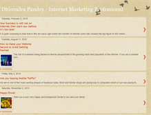 Tablet Screenshot of dhirendrakrpandey.com